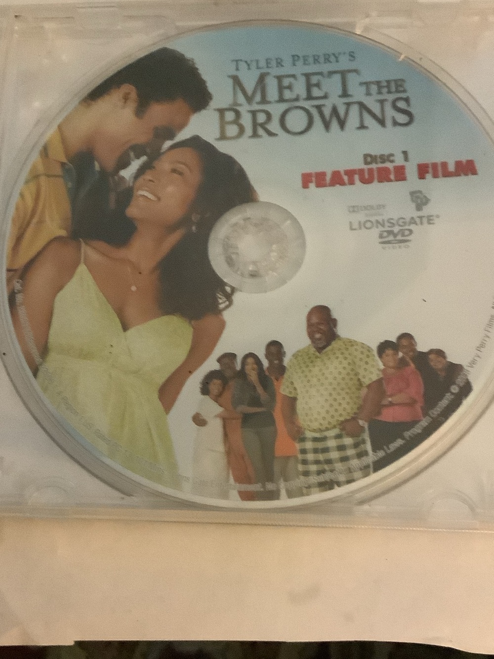 Tyler Perry's Meet the Browns DVD Disc